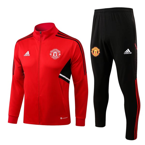 Survetement Manchester United 2023 Rouge Noir